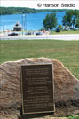 Center Harbor, NH - Rock with Legend of the Lake